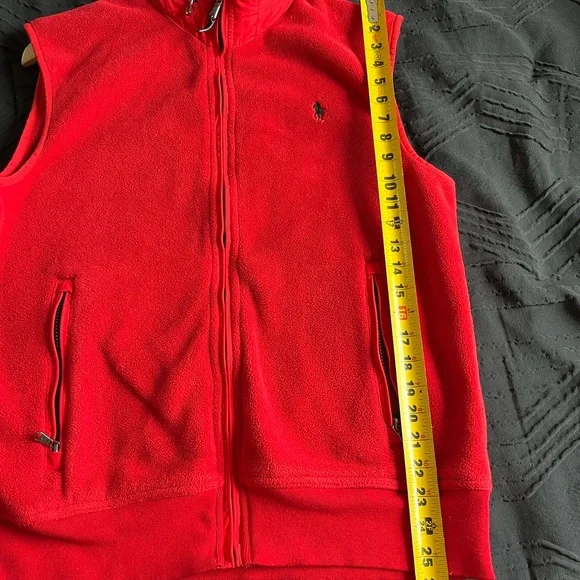 Ralph Lauren Polo Red Fleece Vest - Picture 6 of 10